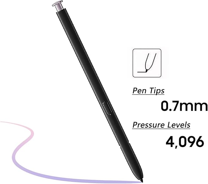 Lavender S23 Ultra S Pen with Bluetooth for Samsung Galaxy S23 Ultra 5G Stylus Pen with Remote Control