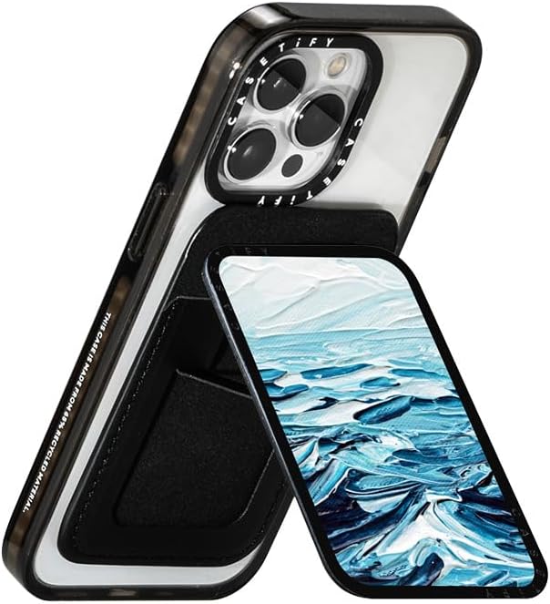 CASETiFY Snappy Card Holder Stand Compatible with Magsafe - Tiny Seascape