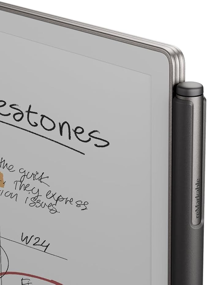 reMarkable - Marker Plus with Built-in Eraser for reMarkable Paper Pro - Warm Black