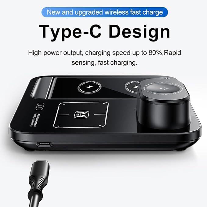 3in1 wireless Charger R13 Black