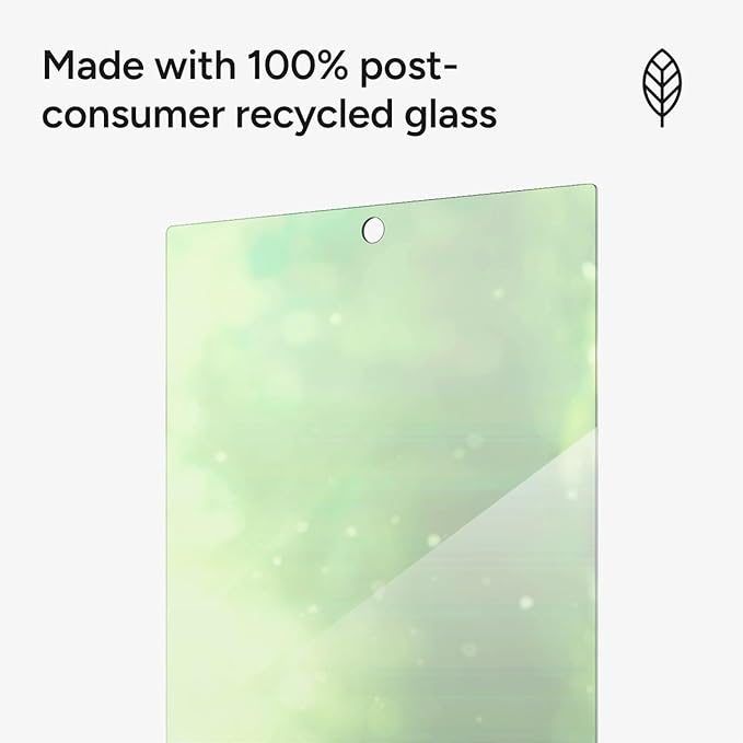 ZAGG Fusion Privacy Anti-Glare Samsung Galaxy S25+ Screen Protector - Flexible Hybrid Polymer Matte Finish 2-Way Privacy Filter Recycled Materials InvisibleShield Easy Application