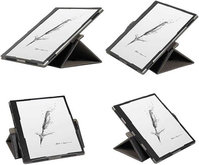 Case Compatible with Fro BOOX Note Max Tablet 13.3inch Tablet Case e-Book Folding Stand Protective Cover with Pencil Holder and Wrist Strap Full Protectio (Note Max/Tab X C/T13C 13.3 2024)