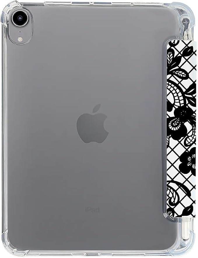 Black lace floral Graphic Aesthetic