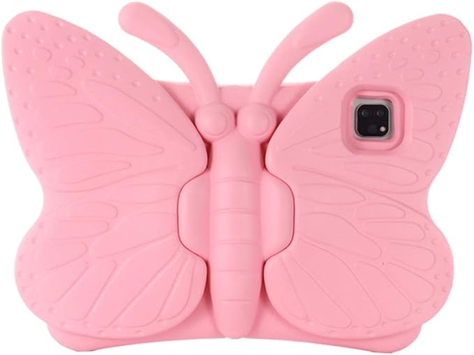 iPad Air 5th /4th Generation Case Kids iPad Pro 11 inch Case for Girls Cute Butterfly Shockproof EVA Foam Stand Cover for 11 iPad Pro 2022/2021/2020/2018 and 10.9 iPad Air 2022/2020 Pink