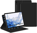 Magnetic Case for Galaxy Tab S8 Plus 12.4 inch 2022/Galaxy Tab S7 FE 2021/Galaxy Tab S7 Plus 2020 with Pen Holder Lightweight and Slim Magnetic Stand Case with Auto Sleep/Wake Black