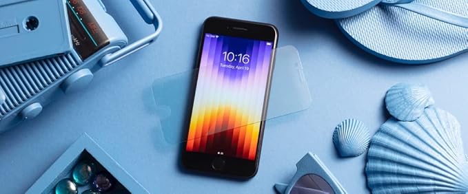 ZAGG XTR for iPhone SE (3rd/2nd Gen) 8 7 6s 6 Glass Edge-to-Edge D3O Protection Blue Light Filter InvisibleShield Ultra Touch Sensitivity