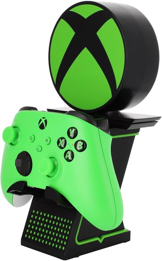 Exquisite Gaming Xbox Light Up LED Ikon Stand with Rotating Holder &amp USB Charging Ports