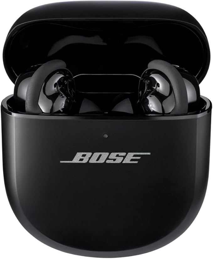 Bose QuietComfort Ultra Bluetooth Earbuds Wireless Earbuds with Spatial Audio and World-Class Active Noise Cancellation Deep Bass Up to 6 Hours of Playtime Black