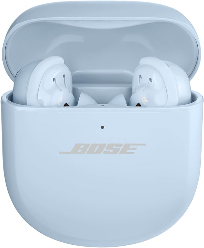 Bose QuietComfort Ultra Wireless Earbuds Noise Cancelling Bluetooth Earbuds with Spatial Audio and World-Class Noise Cancellation Moonstone Blue - Limited Edition Color