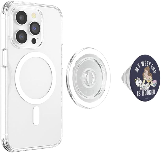 Disney Beauty and The Beast Belle My Weekend is Booked PopSockets PopGrip for MagSafe