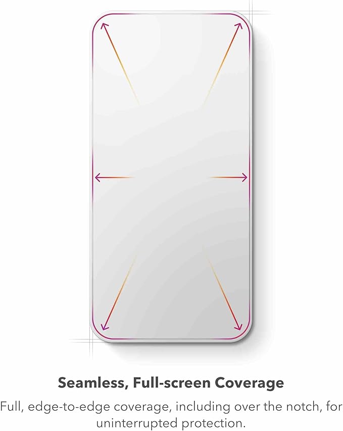 ZAGG XTR2 Screen Protector For iPhone 14 Plus/13 Pro Max - Glass New Anti-reflective Technology Anti-dust installation InvisibleShieldm Ultra Strong Hexiom Impact Technology