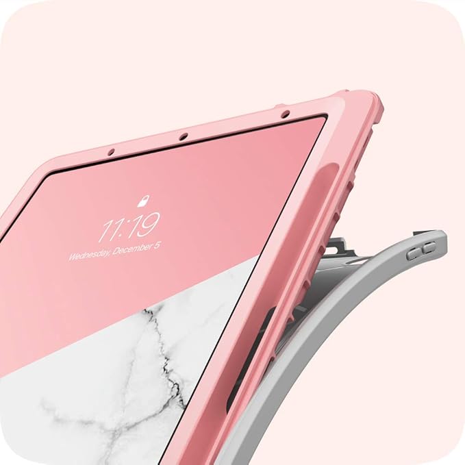 i-Blason Cosmo Case for iPad Air 5th Generation/4th Generation 10.9 (2022/2020) Full-Body Trifold with Built-in Screen Protector Protective Smart Cover with Auto Sleep/Wake &amp Pencil Holder (Marbl