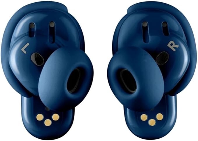 Bose QuietComfort Ultra Bluetooth Earbuds Wireless Earbuds with Spatial Audio and World-Class Active Noise Cancellation Deep Bass Up to 6 Hours of Playtime Lunar Blue - Limited Edition Color