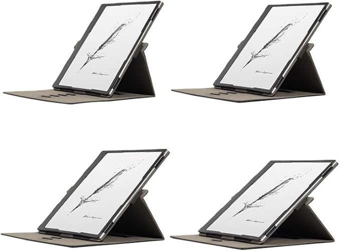 Case Compatible with Fro BOOX Note Max Tablet 13.3inch Tablet Case e-Book Folding Stand Protective Cover with Pencil Holder and Wrist Strap Full Protectio (Note Max/Tab X C/T13C 13.3 2024)