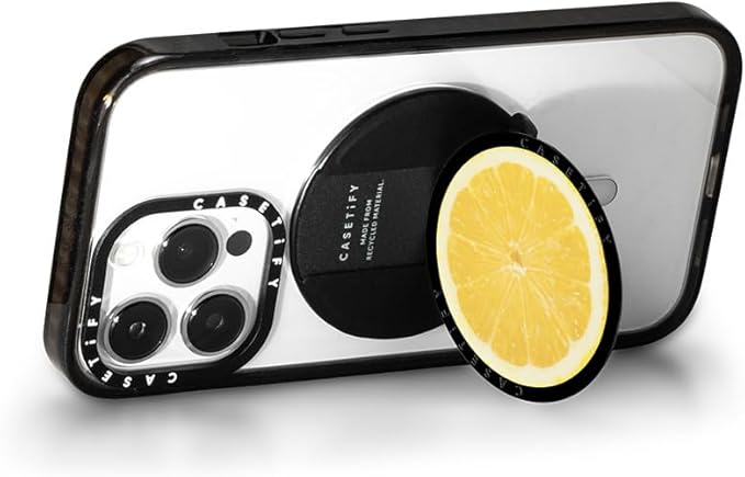 CASETiFY Snappy Grip Stand Compatible with Magsafe -Lemon