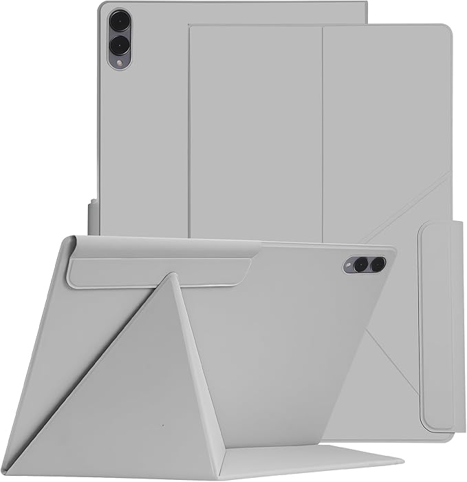 Magnetic Case for Samsung Galaxy Tab S11 Ultra 14.6 Inch 2025 - Model SM-X930/SM-X936 Tablet with S-Pen Holder Auto Wake/Sleep Smart Tablet Cover Grey