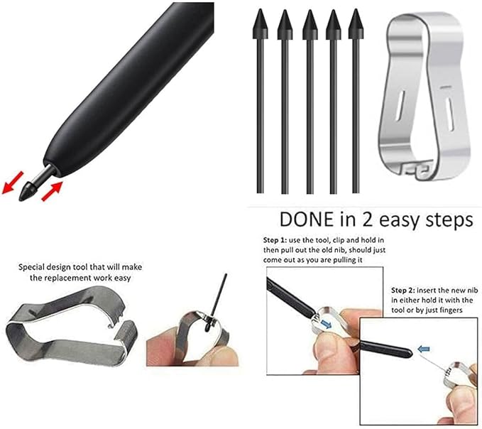 S22 Ultra Pen (withBluetooth) Replacement for Samsung Galaxy S22 Ultra S Pen S22 Ultra Stylus (4096 Pressure Sensor) + Replacement Tips/Nibs (Blue)