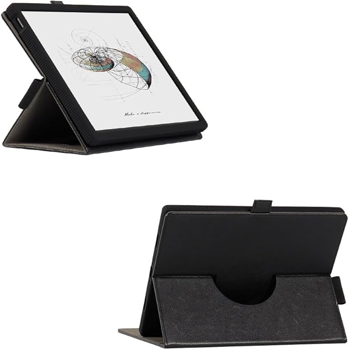 13.3-inch Tablet Protective Case Suitable Fro BOOX Note Max E-Book Reader T13C Silicone Tab X C with Tablet Light and Thin Four Corner Protective e-Paper Book with Pen Slot 360 Degree Rotation
