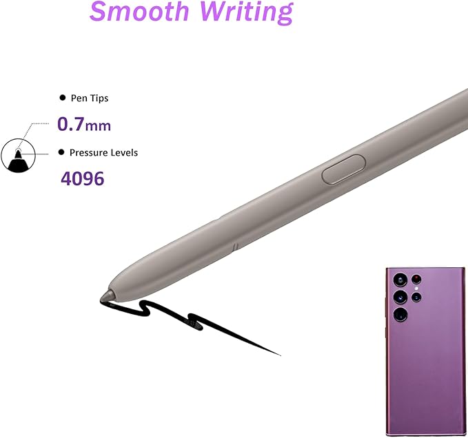 S24 Ultra S Pen for Samsung Galaxy S24 Ultra S Pen Replacement US Version EJ-PS928BJEGUS for Samsung Galaxy S24 Ultra Stylus Pen withBluetooth (Violet)