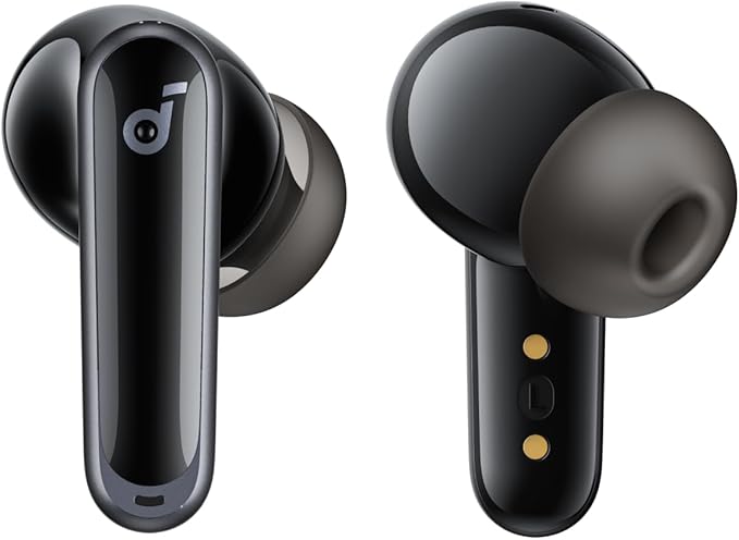 Soundcore P40i by Anker Noise Cancelling Wireless Earbuds Adaptive Noise Cancelling to Environments Heavy Bass 60H Playtime 2-in-1 Case and Phone Stand IPX5 Wireless Charging Bluetooth 5.3