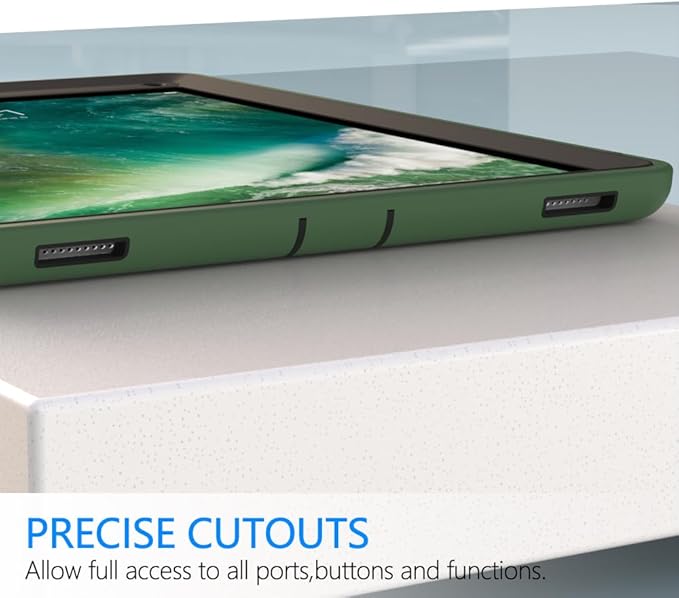 Case for iPad Pro 12.9 Case 2017/2015 (Old Model1st &amp 2nd Gen) Puxicu Heavy Duty Rugged Protective Cover for iPad Pro 12.9 (Model: A1584 A1652 A1670 A1671) Green &amp Black