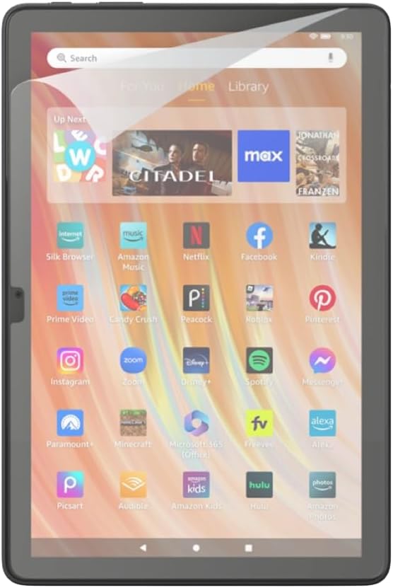 Fire HD 10 Case (Black) + Screen Protector Essentials Bundle