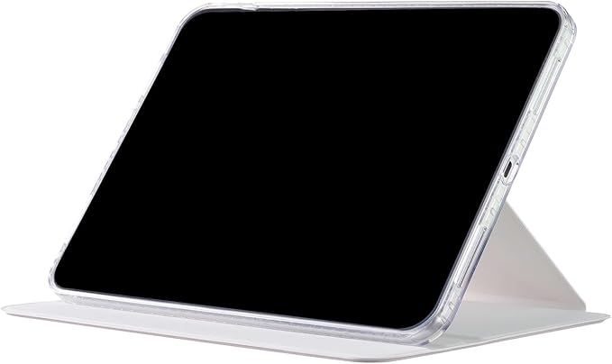 iPad 11 (11'') A16 2025/ iPad 10 (10.9'') 2022 Case DMaos Magnetic Detachable Smart Cover 360 Rotation Foldable Stand - White