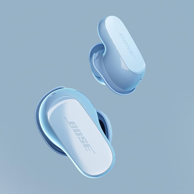 Bose QuietComfort Ultra Wireless Earbuds Noise Cancelling Bluetooth Earbuds with Spatial Audio and World-Class Noise Cancellation Moonstone Blue - Limited Edition Color