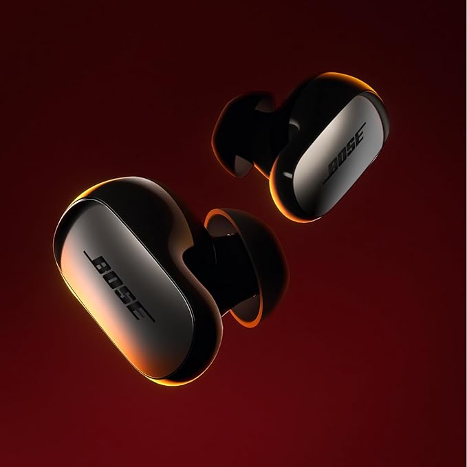 Bose QuietComfort Ultra Bluetooth Earbuds Wireless Earbuds with Spatial Audio and World-Class Active Noise Cancellation Deep Bass Up to 6 Hours of Playtime Black