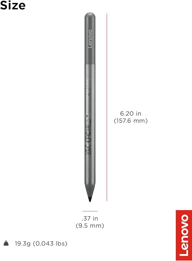 Lenovo USI Pen 2 Magnetic for Chromebooks Precision Tilt Feature Stylus Pencil AAAA Battery USI 2.0 Compatibility Perfect for Students Professionals and Creatives Home Office Essentials Art