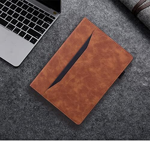 Case for Samsung Galaxy Tab S10 Plus 12.4 2024 / S9 Plus / S9 Plus FE+ 12.4 Inch 2023 (SM-X810/SM-X816B/SM-X818U) Leather Cover Flip Stand Multi-Angle Viewing with Card HolderRed