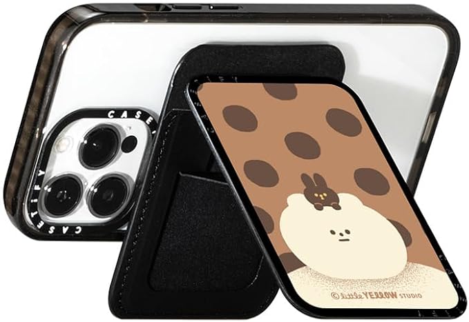 CASETiFY Snappy Card Holder Stand Compatible with Magsafe - Bubble Tea