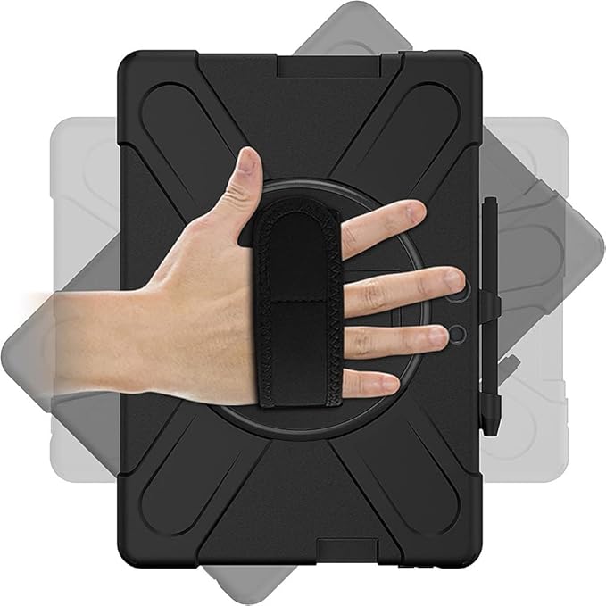 SaharaCase Protection Hand Strap Series Case for Microsoft Surface Pro X 2021 Black (TB00179)