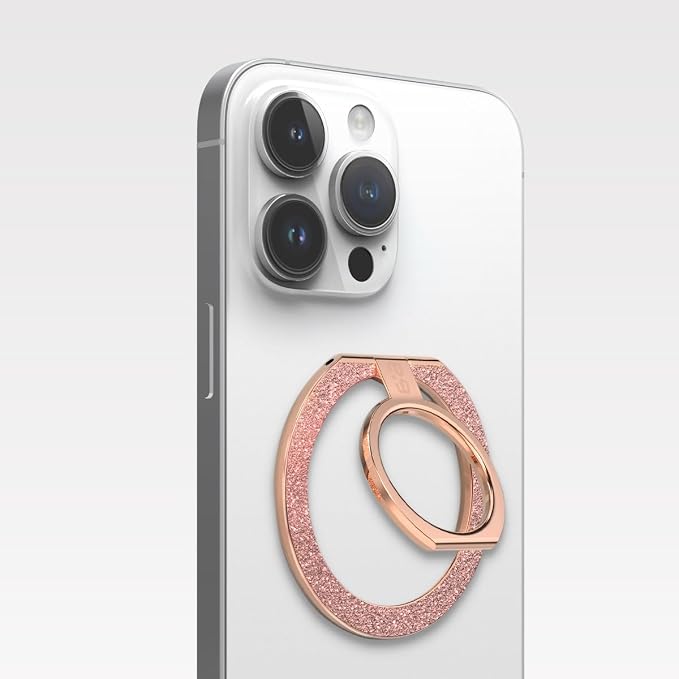 Chrome Rose Gold Pink Glitter