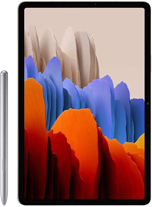 Galaxy Tab S7 S Pen (WithBluetooth) Replacement for Samsung Galaxy Tab S7 I S7+ 5G All Versions Stylus Pen with Tips (Silver)