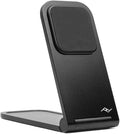 Peak Design Wireless Charging Stand Black Qi2 Charging Grippy Silicone Base Works with Peak Design Mobile Cases MagSafe Compatible for iPhone Samsung and Google Pixel Phones