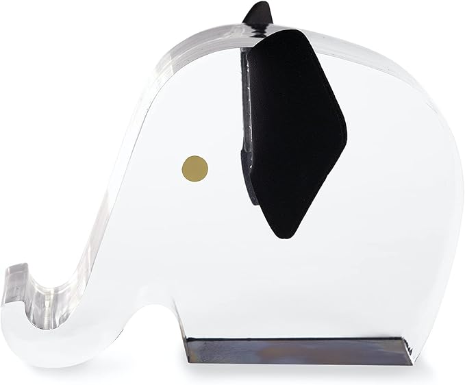 Kate Spade New York Acrylic Cell Phone Stand Novelty Phone Holder for Desk Elephant