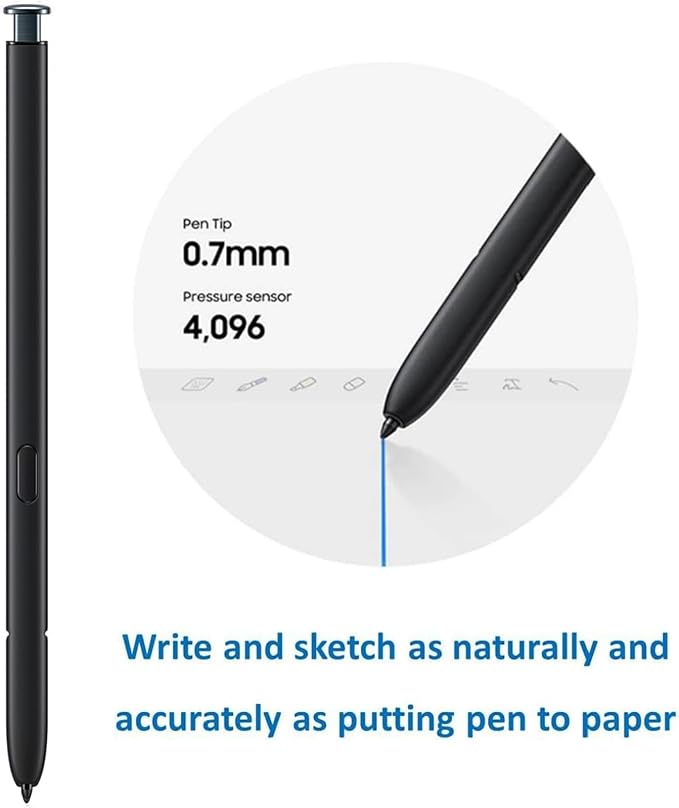 S22 Ultra Pen (withBluetooth) Replacement for Samsung Galaxy S22 Ultra S Pen S22 Ultra Stylus (4096 Pressure Sensor) + Replacement Tips/Nibs (Green)