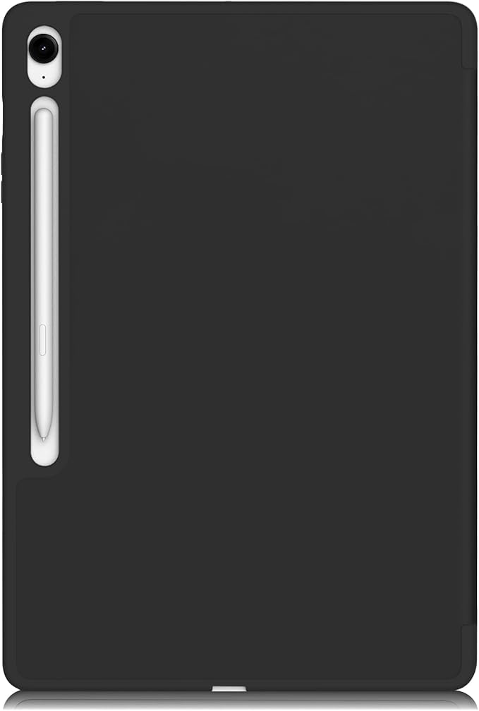 for Galaxy Tab S10 FE Plus Case 13.1 Inch 2025 (Model: SM-X620/SM-X626B) Trifold Stand Cover with S Pen Holder [Auto Wake/Sleep] PU Leather + Soft TPU Back Shell for Tab S10 FE+ 13.1Black