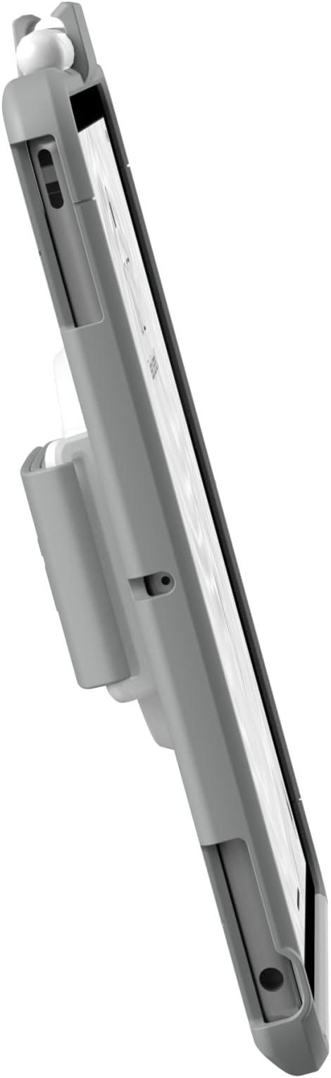 URBAN ARMOR GEAR UAG Designed for iPad 10.2 Case 9th/8th Gen 2020-2021 w/Hand Strap Scout White/Grey Rugged MIL-STD Protective Cover w/Apple Pencil Holder Compatible w/Smart Cover/Keyboard