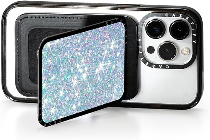 CASETiFY Snappy Card Holder Stand Compatible with Magsafe - Glitter Dream