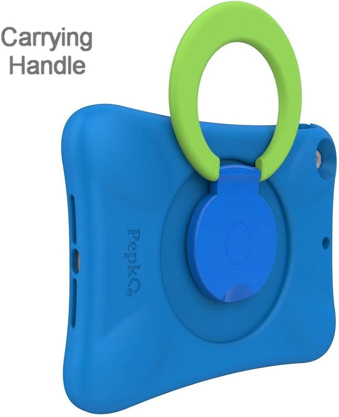NLR FUN Pekoo Kids EVA Case for iPad | Multi-Direction Stable Stand | Compatible with 10.5-Inch iPad Air 2019 (3rd Generation) (Blue+Green)