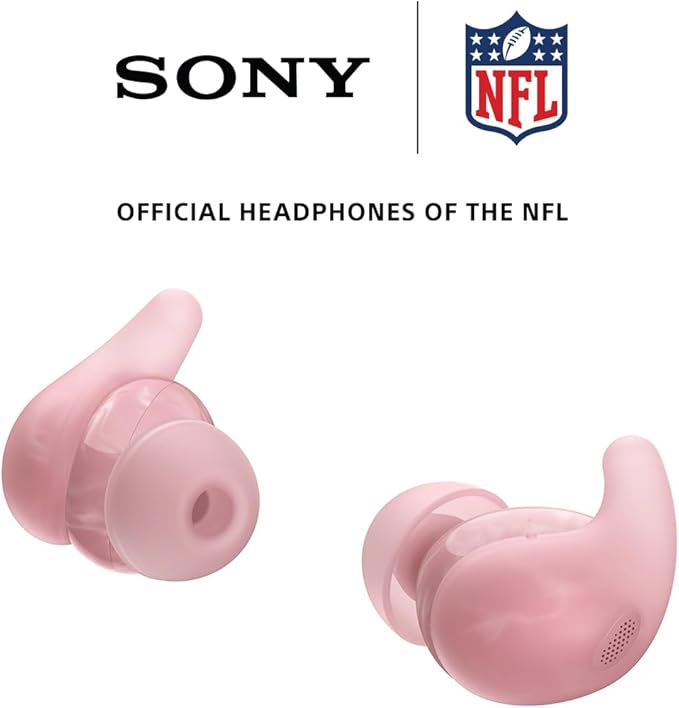 Sony LinkBuds Fit Truly Wireless Noise Canceling Earbud Headphones Small &amp Light with Newly Developed Air Fitting Supporters Pink