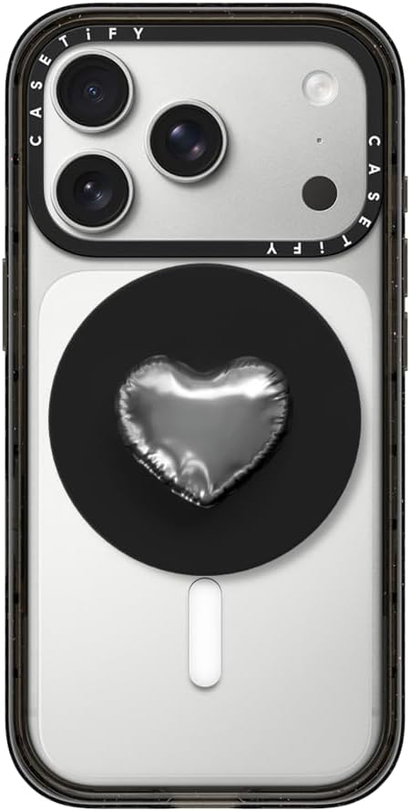 CASETiFY Snappy Grip Stand Compatible with Magsafe - Metallic Heart