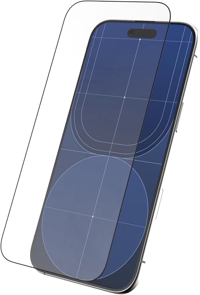 RhinoShield Screen Protector Compatible with iPhone Air | 9H Tempered Glass Protecctor- High Transparency Impact and Scratch Resistant Anti-blue Light Installation Tool Included