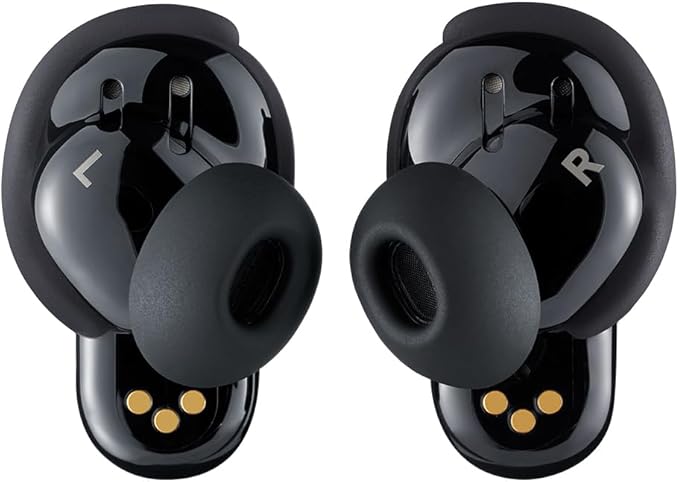 Bose QuietComfort Ultra Earbuds (2nd Gen) - Wireless Noise Cancelling Earbuds with Mic Immersive Audio USB-C Charging Up to 6 Hours Battery IPX4 Rating Black