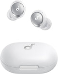 Soundcore by Anker Space A40 Auto-Adjustable Active Noise Cancelling Wireless Earbuds Reduce Noise by Up to 98% 50H Playtime Comfortable Fit App Customization Wireless Charge (White)