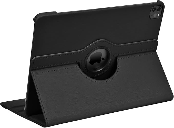 Case for ipad pro 12.9 inch 2nd &amp 1st Generation Old Model 2017/2015 MP6G2LL/A MQDA2LL/A MPLL2LL/A ML0F2LL/A ML3K2LL/A ML0N2LL/A ML0R2LL/A with Rotating Stand Auto Sleep/Wake (Black)