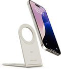 Twelve South Curve Nano MagSafe Stand - Compact Magnetic Phone Stand for Desk - Qi2 Compatible Fold-Flat Design - Adjustable Angle for iPhone - Anti-Slip Base - Portable Fold-Flat Phone Holder