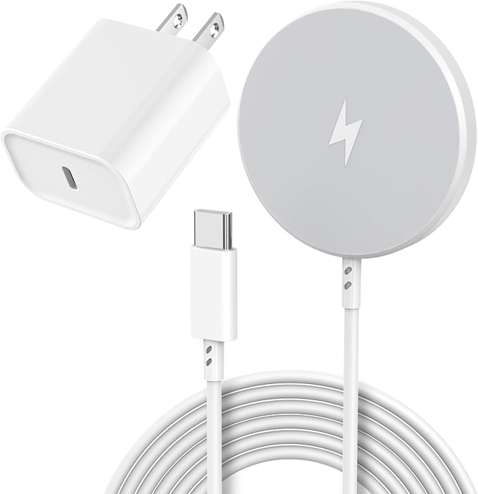 [Apple MFi Certified]Magnetic Wireless Charger Apple Mag Safe Charger15W 6FT Fast Wireless Charging Pad for Apple iPhone 16 Pro Max/16 Pro/16 Plus/15 Pro Max/14/13/12/AirPods3/2/Pro/Pro2Charging Pad